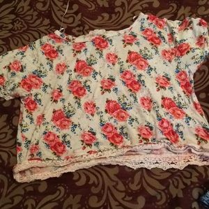 Floral crop top